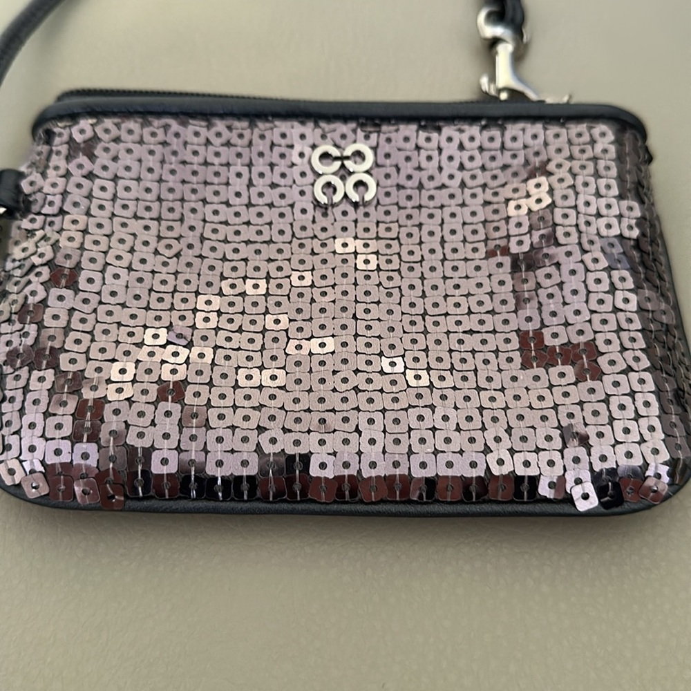Coach Sequined Wristlet